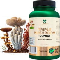 Produktbild von Triple Perform Dreifach-Pilz-Kombination Löwenmähne Reishi Cordyceps 600 mg Kapseln 60 Stück