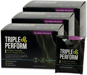 Triple Perform Mischung Wild Berry Pulver 3er-Pack – Bild 1 von 3