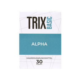 TRIX Basic Alpha Haar Nahrungsergänzung mit Biotin-Komplex und Sägepalmenextrakt – 30 Kapseln – Vegan, Glutenfrei und Laktosefrei – Für Männer und Frauen – Bild 1 von 2