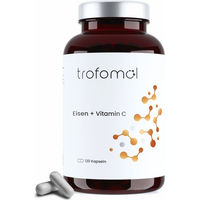 Produktbild von TROFOMOL Eisen Bisglycinat und Vitamin C Kapseln vegan 120 Stück