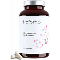 Produktbild von TROFOMOL Magnesium Bisglycinat mit Vitamin B6 Kapseln vegan ohne Zusatzstoffe 120 Stück