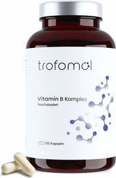 TROFOMOL Vitamin B Komplex Kapseln vegan glutenfrei laktosefrei 120 Stück – Bild 1 von 3