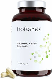 TROFOMOL Vitamin C Zink Quercetin Immun Booster Vegan Kapseln 120 Stück – Bild 1 von 3