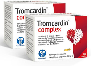 Tromcardin Complex Mineralstoff-Komplex Tabletten vegan glutenfrei zuckerfrei laktosefrei 360 Stück – Bild 1 von 3