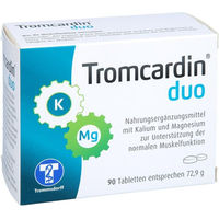 Produktbild von Tromcardin duo Mineralstoff-Komplex Tabletten von Trommsdorff GmbH & Co. KG, 90 Stück, laktosefrei und glutenfrei für Erwachsene