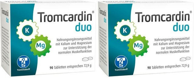 Tromcardin duo ratiopharm Mineralstoff-Komplex Citrat Tabletten laktosefrei und glutenfrei für Erwachsene 180 Stück – Bild 1 von 1