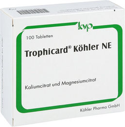 Trophicard Köhler Mineralstoff-Komplex Citrat Tabletten glutenfrei und laktosefrei 270 Stück – Bild 1 von 1