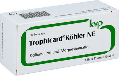 Trophicard Köhler Mineralstoff-Komplex Citrat Tabletten glutenfrei und laktosefrei – Bild 1 von 1