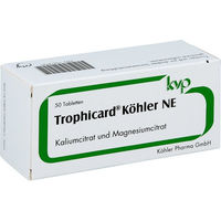 Produktbild von Trophicard Köhler Mineralstoff-Komplex Citrat Tabletten glutenfrei und laktosefrei