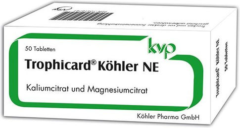 Trophicard Köhler NE Tabletten von Köhler Pharma glutenfrei laktosefrei ohne Zusatzstoffe 50 Stück – Bild 1 von 1