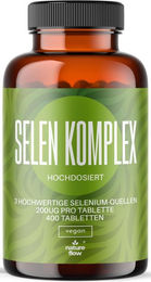 TRUE ELEMENTS Selen Tabletten hochdosiert mit 200 µg Selen vegan und ohne Zusatzstoffe 400 Stück – Bild 1 von 1