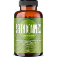 Produktbild von TRUE ELEMENTS Selen Tabletten hochdosiert mit 200 µg Selen vegan und ohne Zusatzstoffe 400 Stück