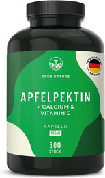 TRUE NATURE Apfelpektin Kapseln vegan laktosefrei und glutenfrei 300 Stück – Bild 1 von 6