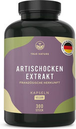 TRUE NATURE Artischocken Extrakt Kapseln Vegan 300 Stück – Bild 1 von 3