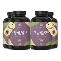 TRUE NATURE Artischocken Extrakt Kapseln Vegan Glutenfrei Laktosefrei 1440 Stück – Bild 1 von 5