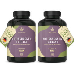 TRUE NATURE Artischocken Extrakt Kapseln Vegan Glutenfrei Laktosefrei 600 Stück – Bild 1 von 5