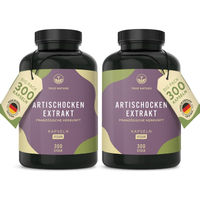 Produktbild von TRUE NATURE Artischocken Extrakt Kapseln Vegan Glutenfrei Laktosefrei 600 Stück