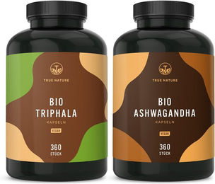 TRUE NATURE Ayurveda Duo Bio Vegan Kapseln ohne Zusatzstoffe – Bild 1 von 1
