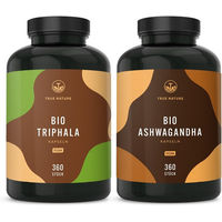 Produktbild von TRUE NATURE Ayurveda Duo Bio Vegan Kapseln ohne Zusatzstoffe