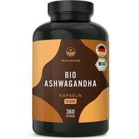 Produktbild von TRUE NATURE® Bio Ashwagandha Kapseln 2600 mg