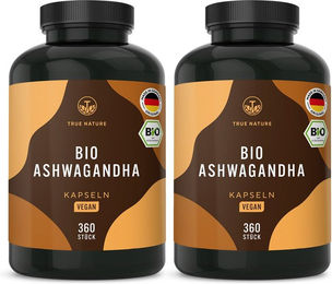 TRUE NATURE® Bio Ashwagandha Kapseln vegan – Bild 1 von 4