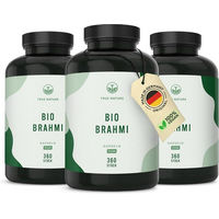 Produktbild von TRUE NATURE® Bio Brahmi Kapseln vegan ohne Zusatzstoffe 180 Stück