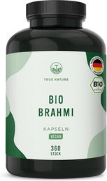 TRUE NATURE® Bio Brahmi Kapseln - Vegan & Ohne Zusatzstoffe – Bild 1 von 4