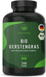 TRUE NATURE® Bio Gerstengras Kapseln vegan 240 Stück – Bild 1 von 2