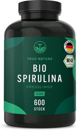 TRUE NATURE® Bio Spirulina Presslinge vegan hochdosiert 600 Stück – Bild 1 von 3