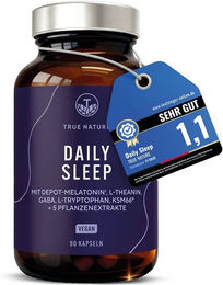 TRUE NATURE® Daily Sleep Schlafkapseln mit Melatonin vegan – Bild 1 von 3