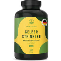 Produktbild von TRUE NATURE Gelber Steinklee Kapseln Vegan 360 Stück