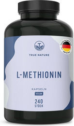 TRUE NATURE® L-Methionin Kapseln - Essentielle Aminosäure - Vegan - 120 Kapseln – Bild 1 von 3