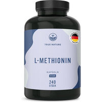 Produktbild von TRUE NATURE® L-Methionin Kapseln - Essentielle Aminosäure - Vegan - 120 Kapseln