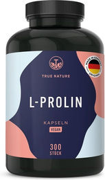 TRUE NATURE® L-Prolin Kapseln Vegan Kollagen-Booster Laktosefrei und Glutenfrei – Bild 1 von 4