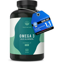 Produktbild von TRUE NATURE® Omega 3 Algenöl Kapseln Vegan 1400mg für Schwangere und Stillende
