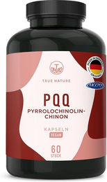 TRUE NATURE PQQ Kapseln mit MGCPQQ Markenrohstoff vegan laktosefrei glutenfrei – Bild 1 von 6
