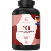 Produktbild von TRUE NATURE PQQ Kapseln mit MGCPQQ Markenrohstoff vegan laktosefrei glutenfrei