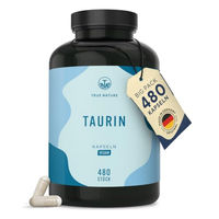 Produktbild von TRUE NATURE Taurin Kapseln vegan laktosefrei glutenfrei 480 Kapseln