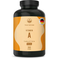 Produktbild von TRUE NATURE® Vitamin A Tabletten vegan laktosefrei und glutenfrei