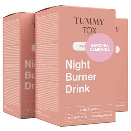 TummyTox Night Burner Drink mit Melisse, zuckerfrei und ohne Zusatzstoffe, 30 Portionen flüssig – Bild 1 von 1