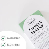 Produktbild von Twardy B-Komplex Kapseln 60 Stück glutenfrei laktosefrei ohne Gelatine