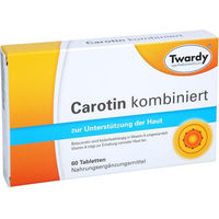 Produktbild von Twardy Carotin kombiniert Tabletten 60 Stück vegan vegetarisch glutenfrei laktosefrei