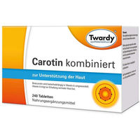 Produktbild von Twardy Carotin Kombiniert Tabletten vegan glutenfrei laktosefrei 240 Stück