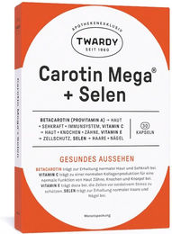 Twardy Carotin Mega + Selen Vitamin-Kombination Kapseln 60 Stück – Bild 1 von 1