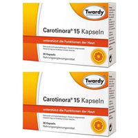 Produktbild von Twardy Carotinora 15 Vitamin A Kapseln glutenfrei und laktosefrei 180 Stück