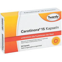 Produktbild von Twardy Carotinora Vitamin A Kapseln glutenfrei und laktosefrei 15 Stück