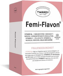 Twardy Femi-Flavon Kapseln vegan glutenfrei laktosefrei 90 Stück – Bild 1 von 3