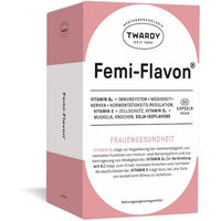 Produktbild von Twardy Femi-Flavon Kapseln vegan glutenfrei laktosefrei 90 Stück