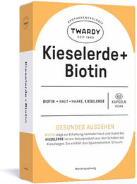 Twardy Kieselerde und Biotin Kapseln vegan 60 Stück – Bild 1 von 1