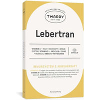 Produktbild von Twardy Lebertran Kapseln glutenfrei und laktosefrei 30 Stück